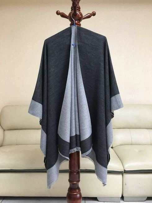 Imitation Cashmere Cape All-match Shawl - ROUTINE FASHION